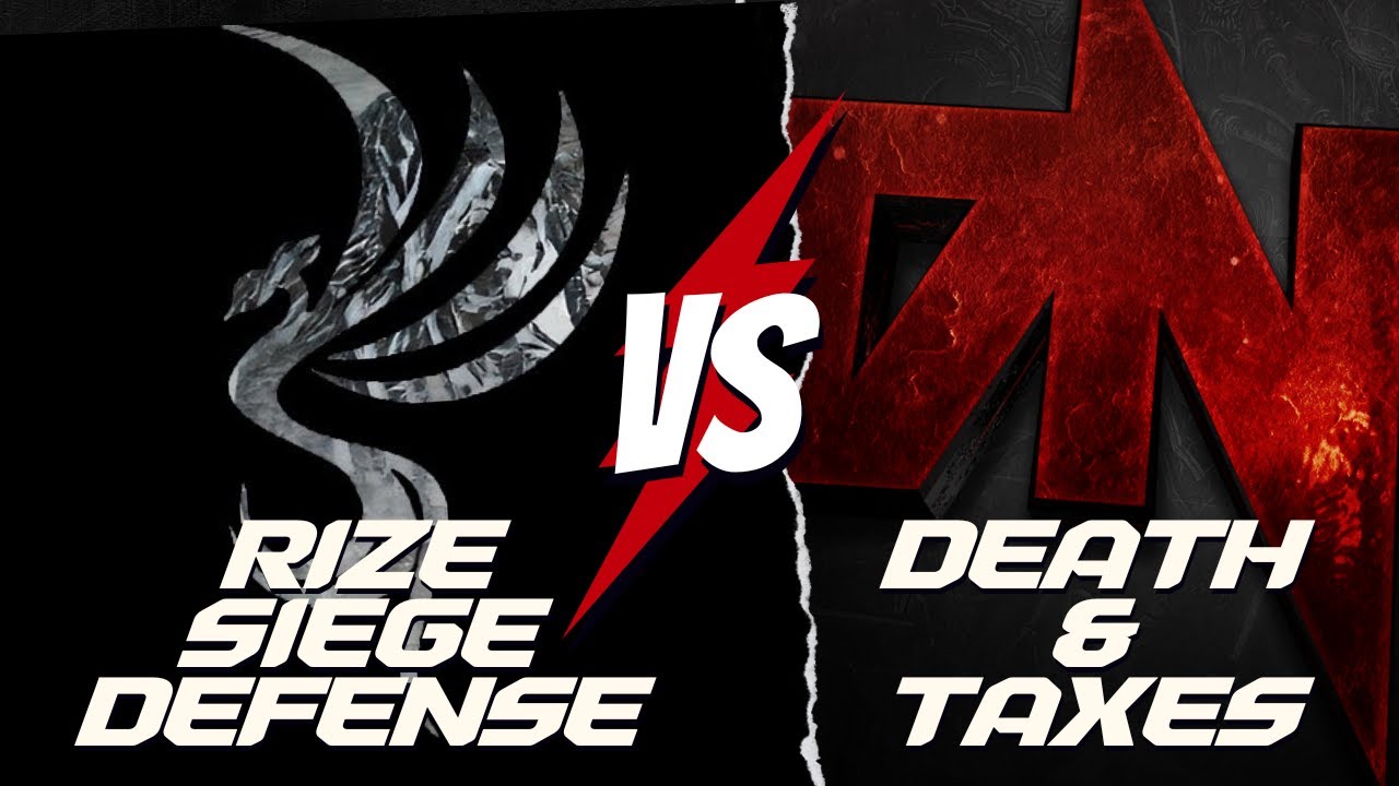 Rize vs Death & Taxes 🏰Siege Defense | Myth of Empires Medieval Survival Sandbox 🏹V1.0 Release #moe