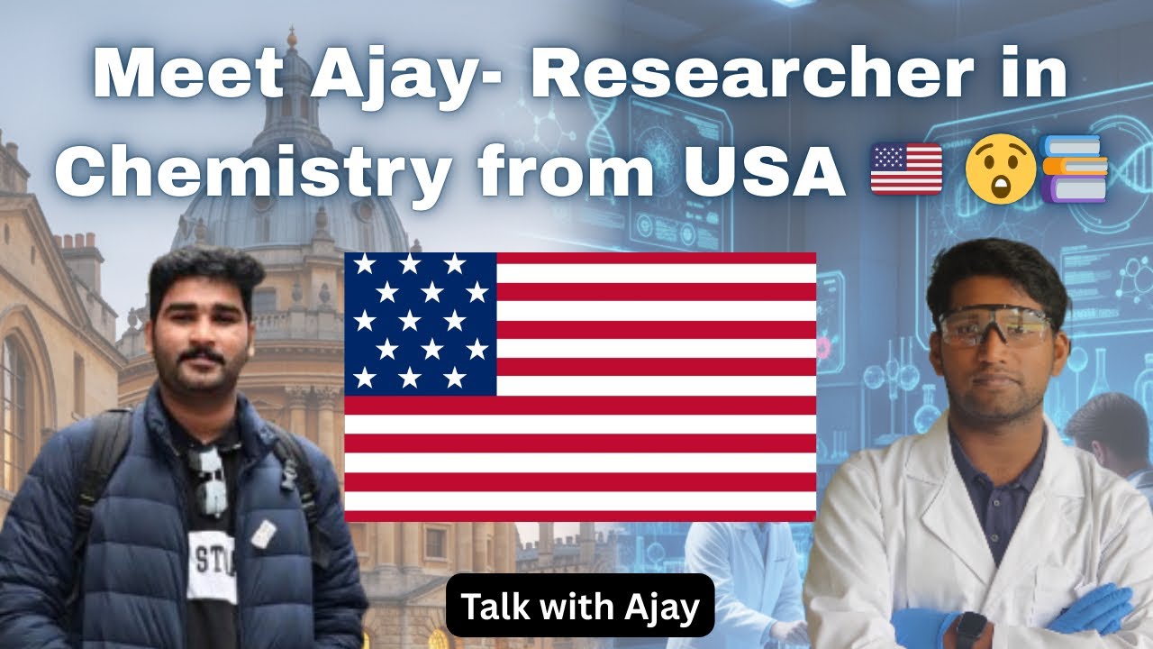 From Kerala to Penn State 🇮🇳➡️🇺🇸 | Ajay’s Journey to a PhD in Chemistry | Study Abroad Motivation