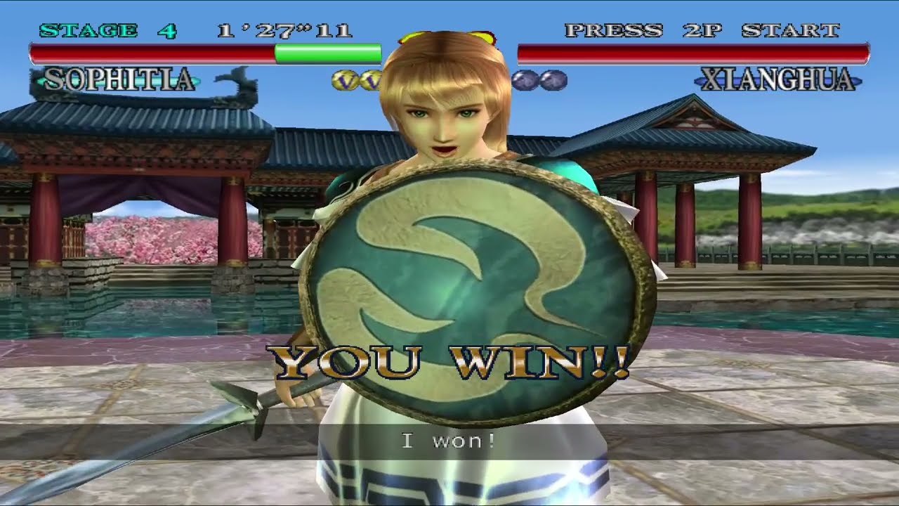 Soulcalibur Dreamcast gameplay - Sophitia