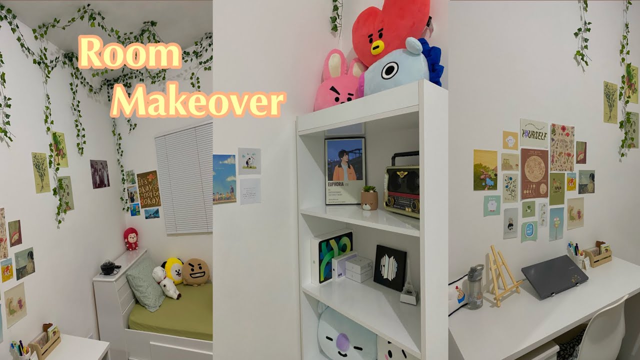 Reformando meu quarto! 2023 | aesthetic kpop (Room makeover)
