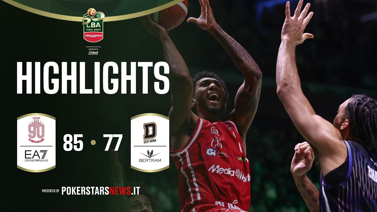 EA7 Emporio Armani Milano - Bertram Derthona Tortona | PokerstarsNews Highlights Finale Coppa Italia