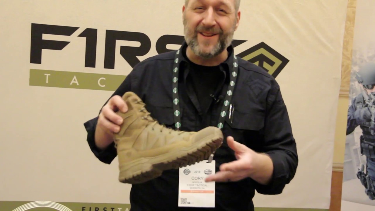 First Tactical ShotShow 2019 Operator Boots and Courier Bag