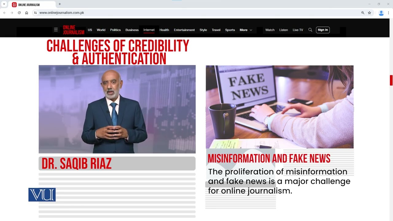 Challenges of Credibility and Authentication | Online Journalism | MCM517_Topic031