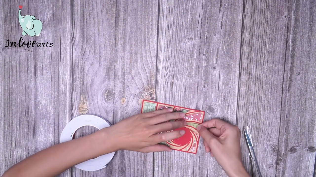 Video Tutorial | Inlovearts | Cutting Dies | Vortex Rotating Background Board Cutting Dies