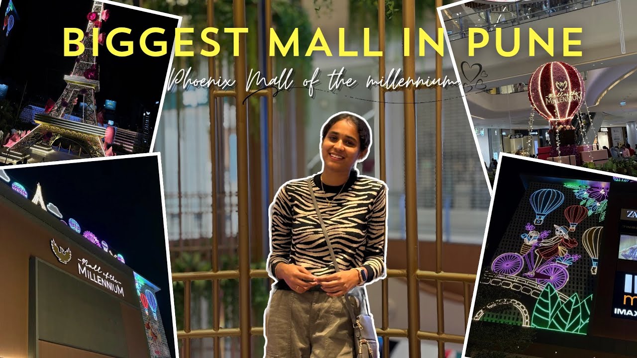 Visited the Biggest Mall in Pune – Phoenix Mall of the Millennium! 🛍️