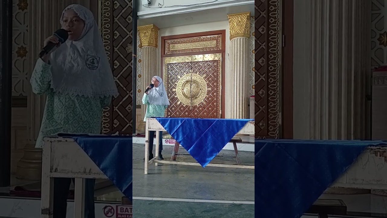 Pidato Putri dalam kegiatan MUHADHARAH oleh ananda Yauma Asfa Isad 