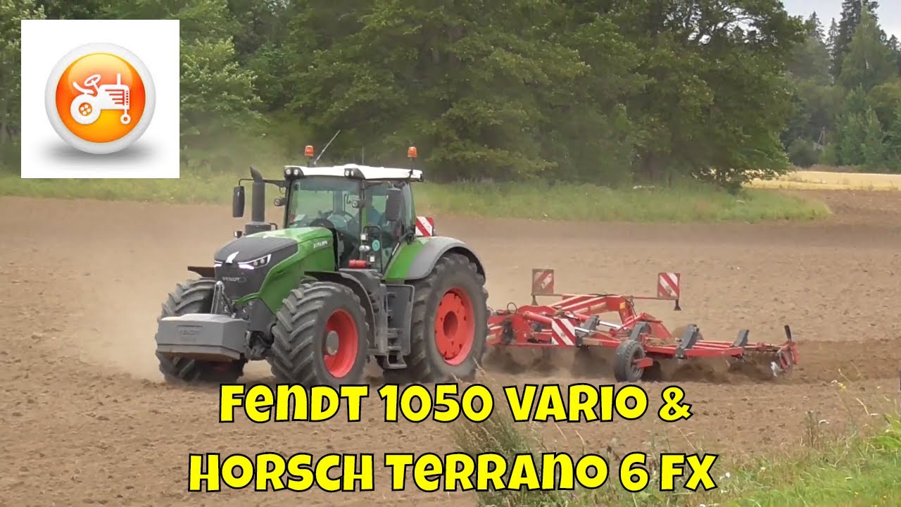 Tillage 2019 | Fendt 1050 Vario & Horsch Terrano 6 FX stubble cultivator