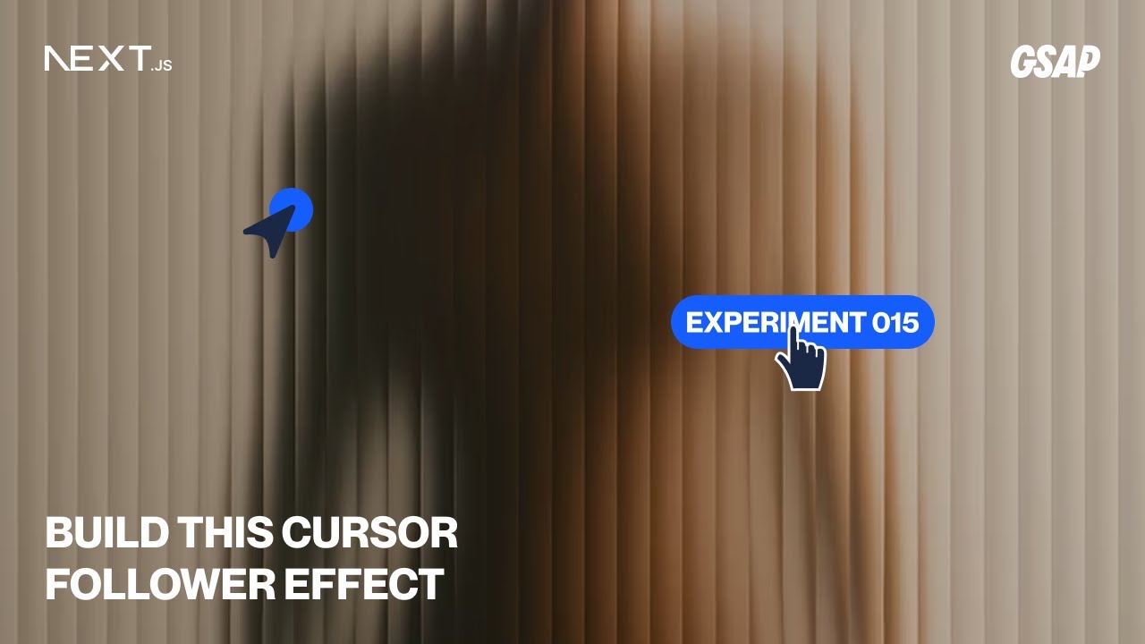 Cursor Follower with Dynamic Text Reveal | GSAP + Awwwards Tutorial