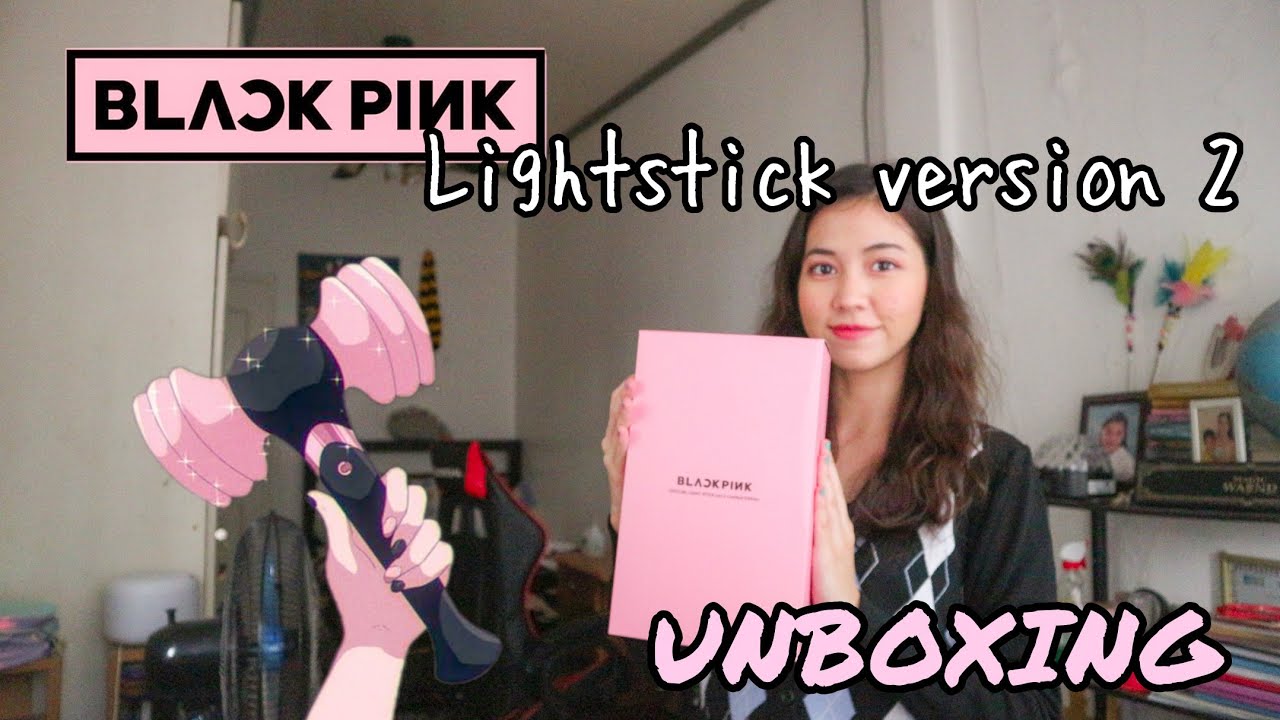 Blackpink Lightstick version 2 ( limited edition ) My first KPOP merch EVER!!!