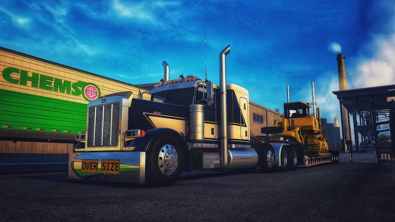 PETERBILT 379 Rogers lowboy