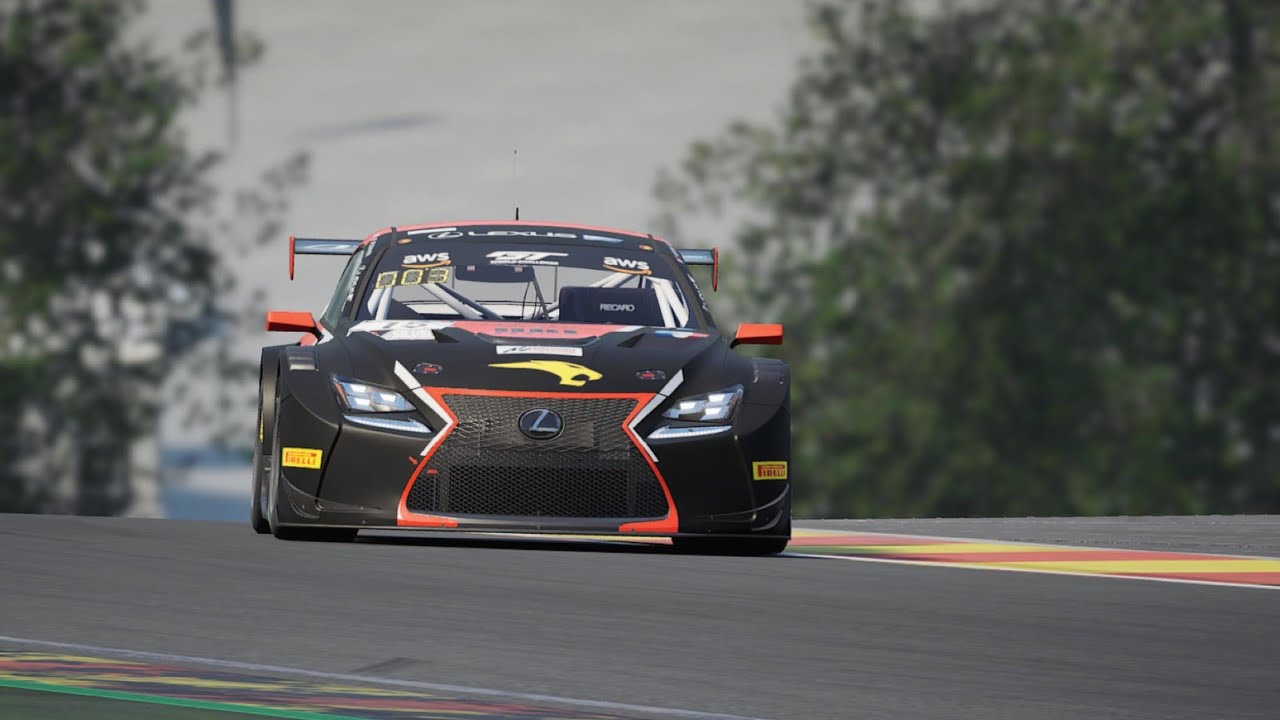From 20th to 1st | ACC AI Race | Lexus RC F GT3 @ Spa