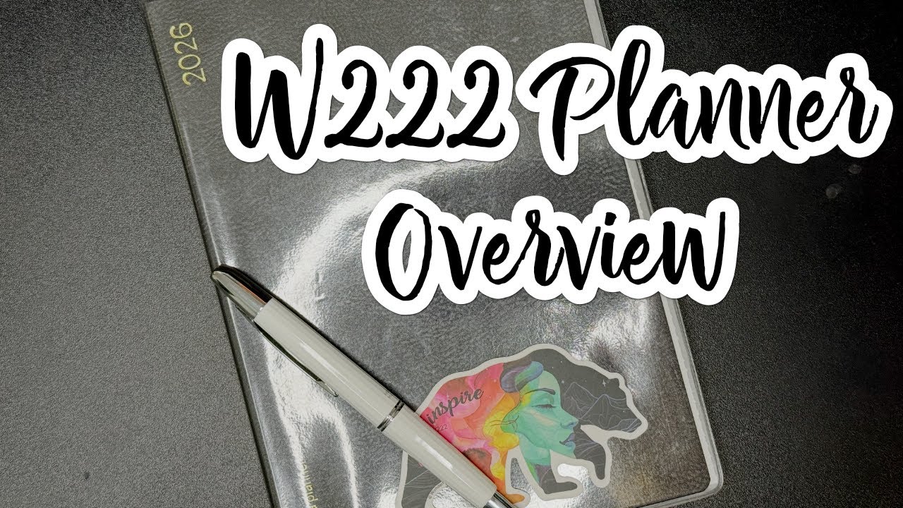 A quick-ish overview of the Wonderland222 A5 Vertical Planner - 2026