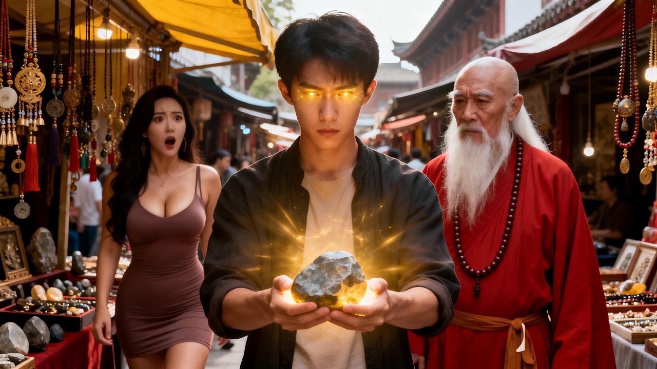 窮小子意外覺醒透視眼，一眼看出石頭價值一個億，美女總裁瞬間被征服倒追他！
