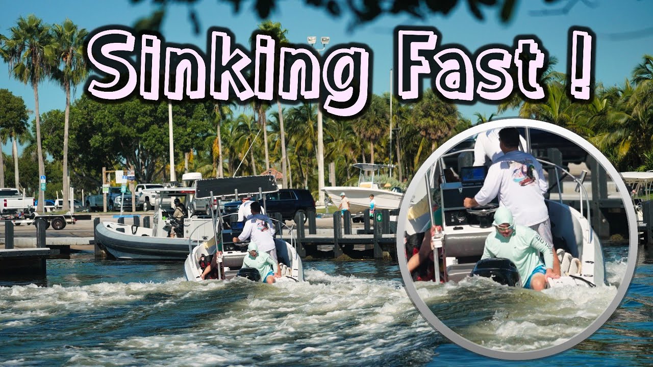 Sinking Quickly this Boater Made a Major Mistake that Cost Him Dearly !! (Black Point Marina)