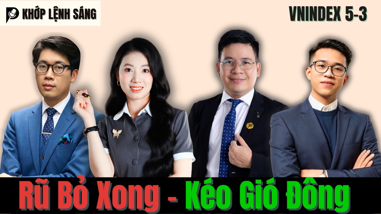 VNIndex Khớp Lệnh: Rũ Bỏ Xong - Kéo Gió Đông? | Phân Tích Thị Trường