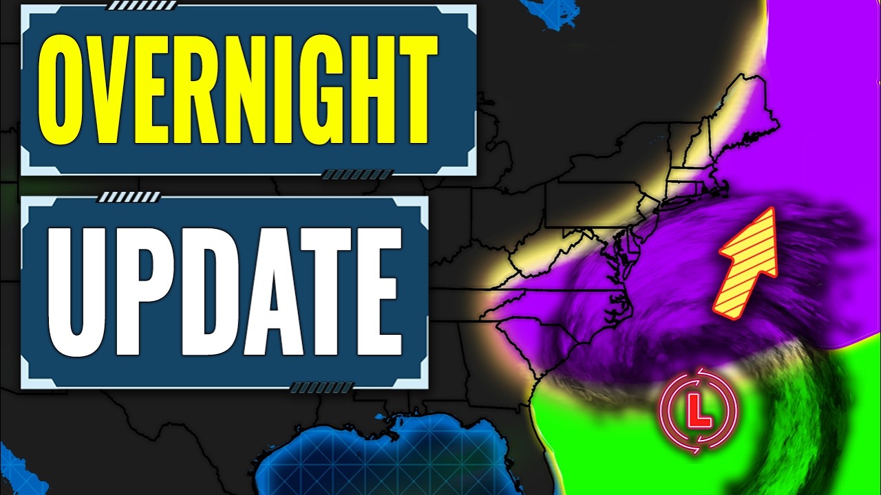 Overnight Update on The Bomb Cyclone