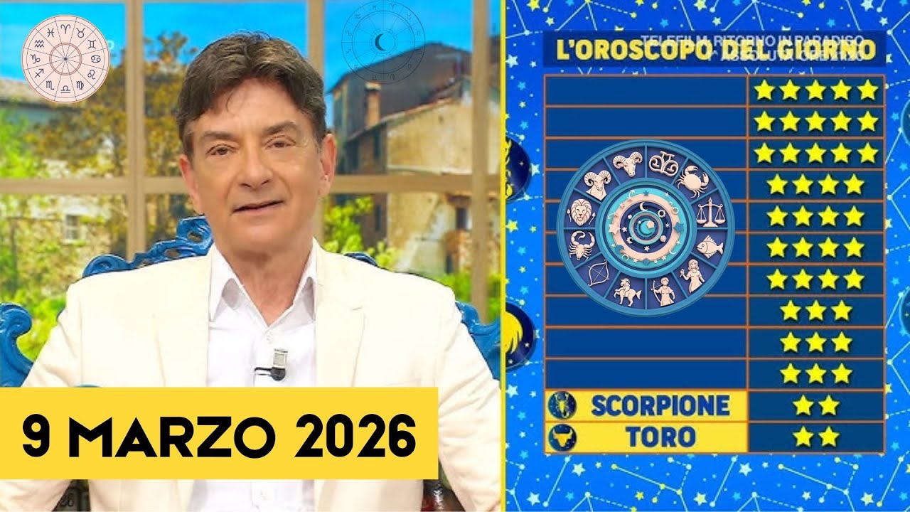 L'oroscopo di Paolo Fox 9 Marzo 2026: Cosa vuole dirti l'universo oggi?