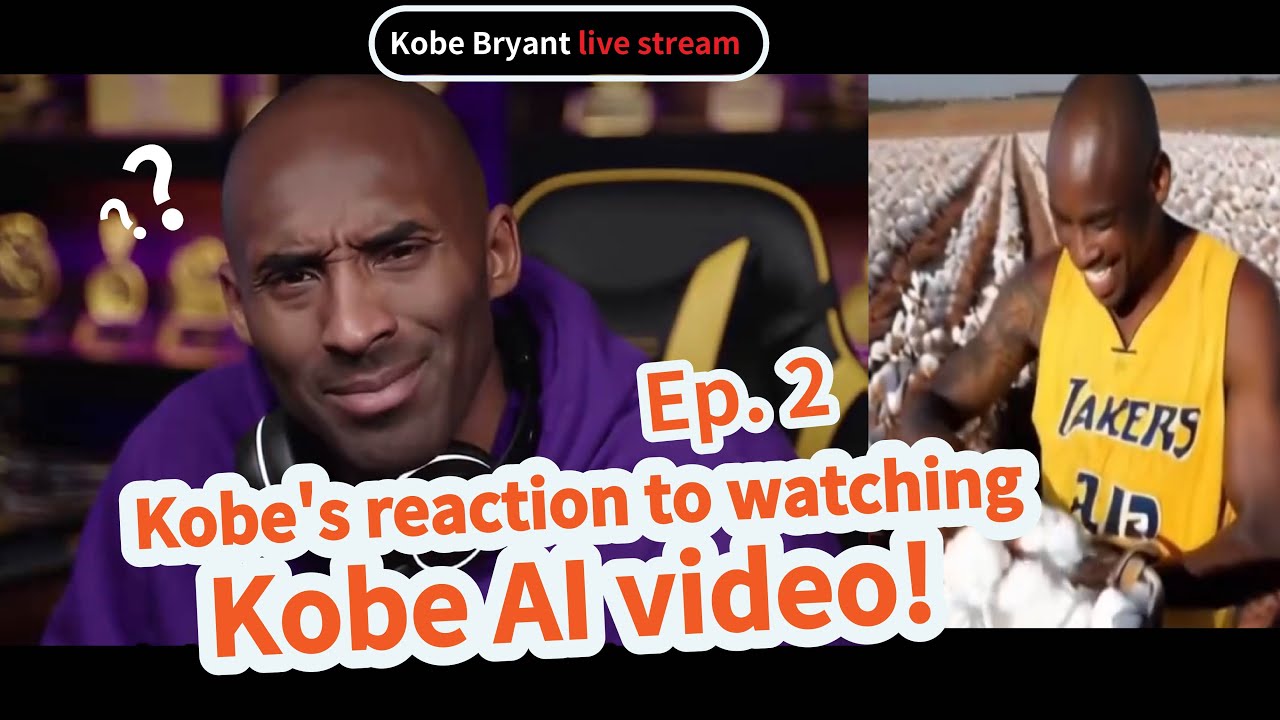 Kobe's reaction to watching his own Sora2 AI video #kobebryant  #reaction  #reactionvideo