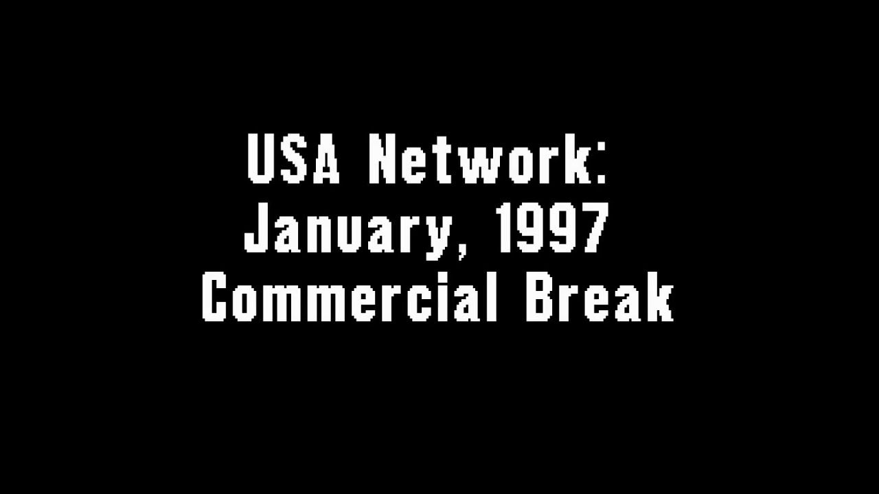 USA Network: January, 1997 Commercial Break