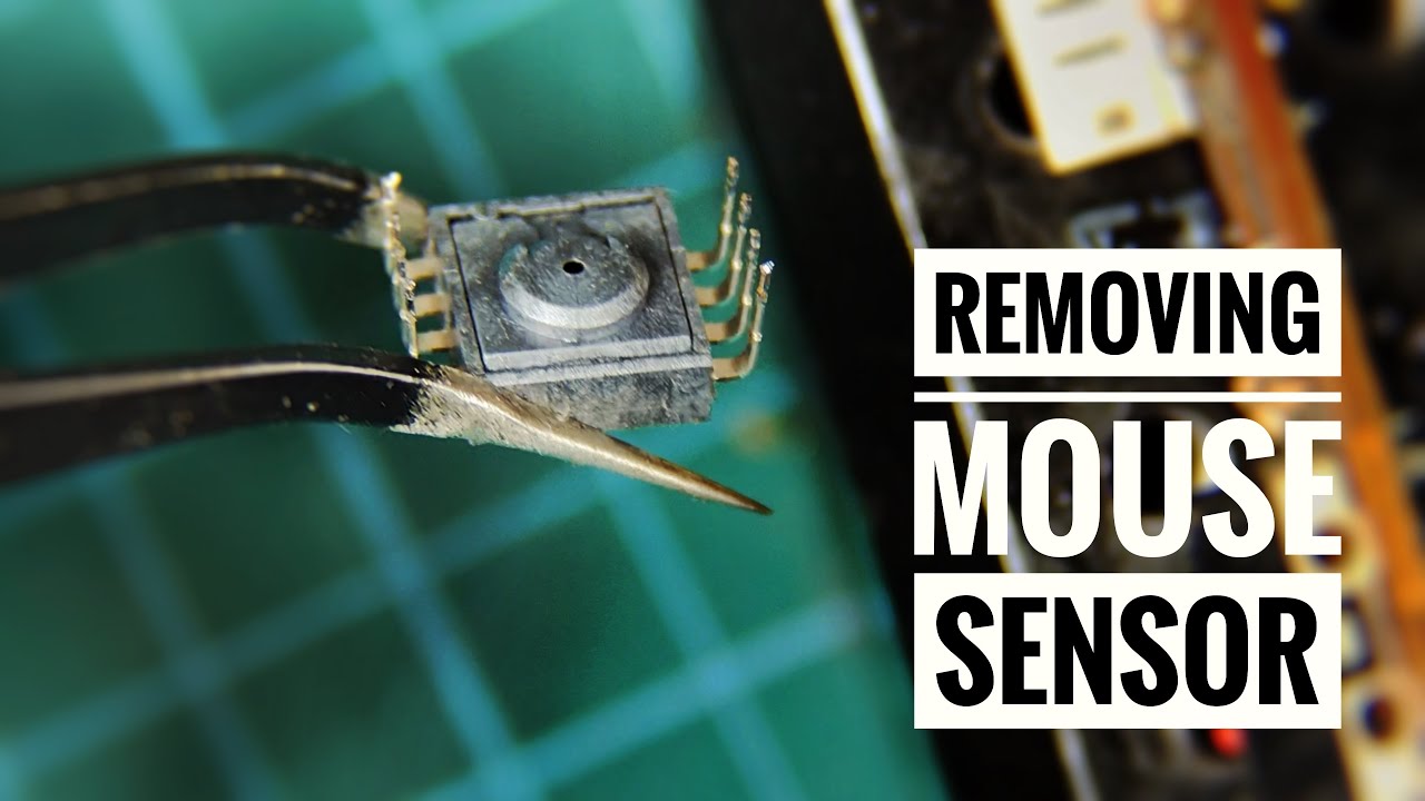Remove Mouse Sensor Using Soldering Iron