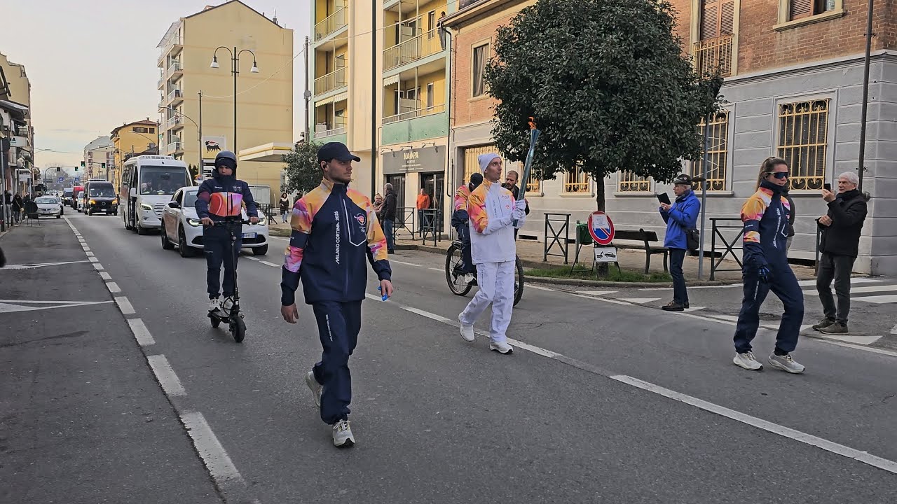Milano Cortina 2026 - Fiaccola Olimpica a Chivasso