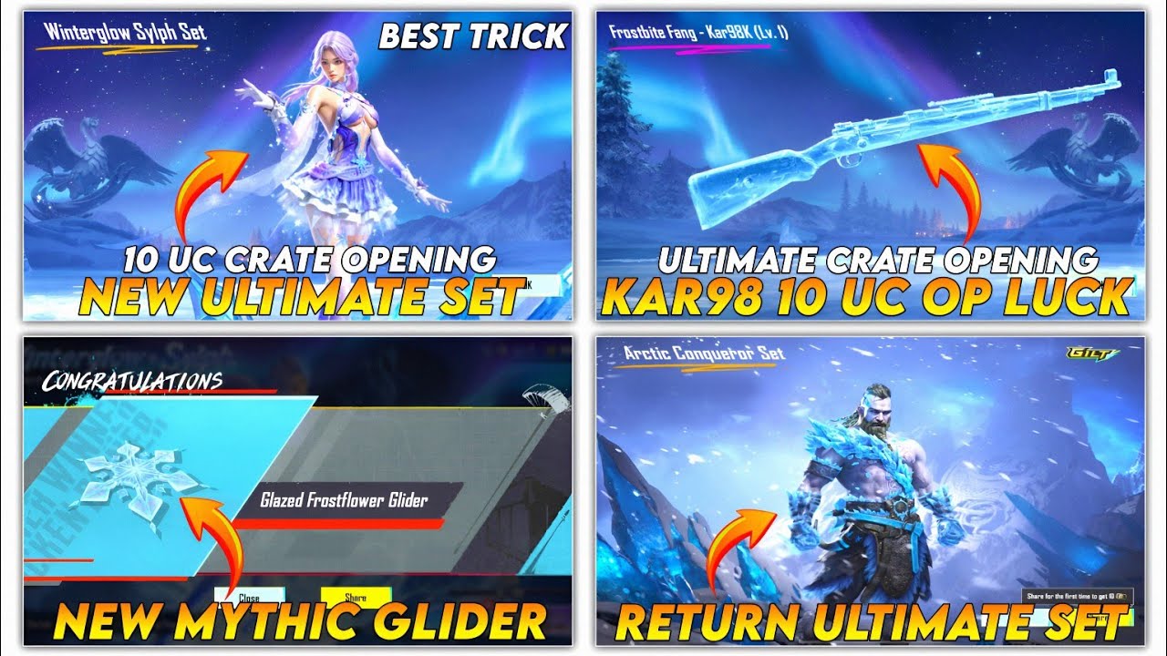 😱 NEW ULTIMATE SET CRATE OPENING 🔥 WINTERGLOW SYLPH ULTIMATE SET CRATE OPENING | NEW LUCKY SPIN 🔥