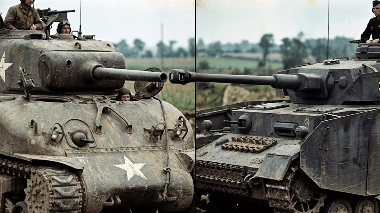 Sherman vs Panzer IV: The Most Common Tank Duel of WW2 — Why Neither Could Win