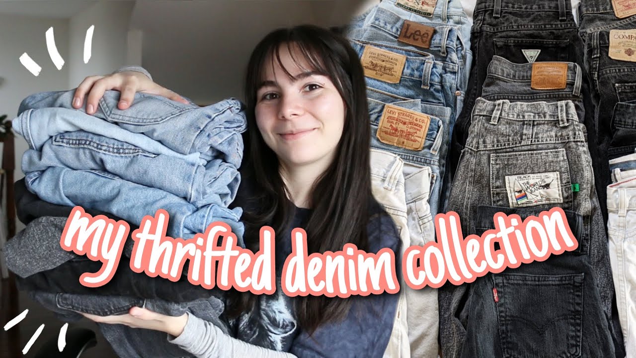 My Thrifted Denim Collection | Vintage Levi's, Lee, Wrangler, and More!!!