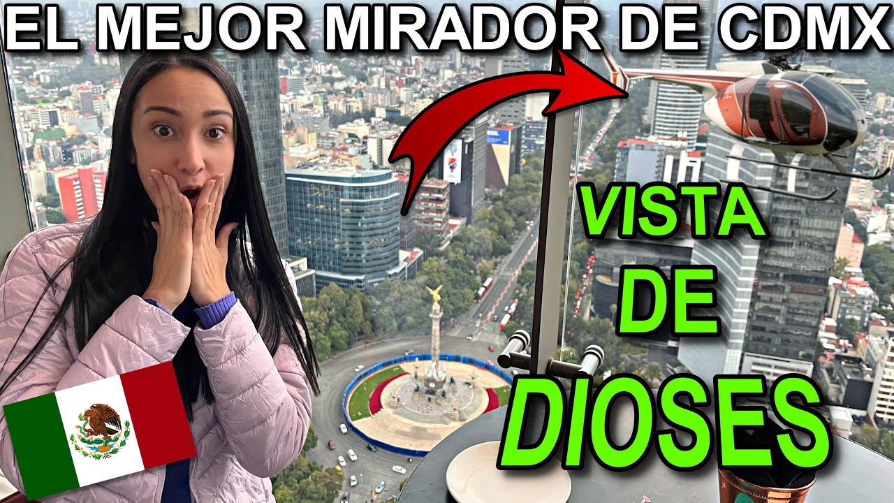 La INCREIBLE vista de CIUDAD de MÉXICO desde este lugar de LUJO