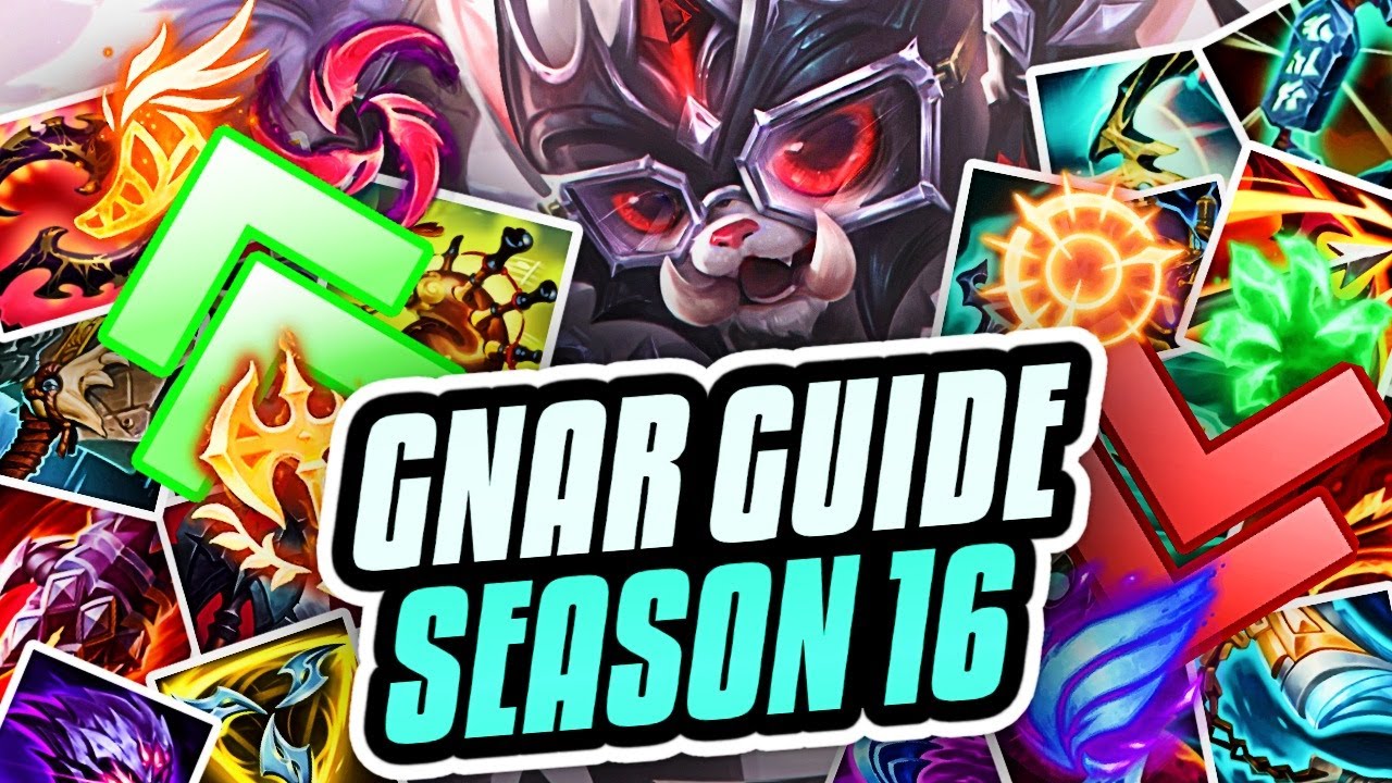ULTIMATE SEASON 16 GNAR GUIDE!!! Items, Runes, Abilities, Combos, Macro, & Wave Management Guide!