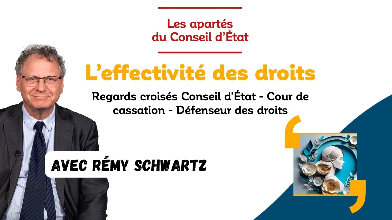 L'effectivité des droits - avec Rémy Schwartz (Conseil d’État)