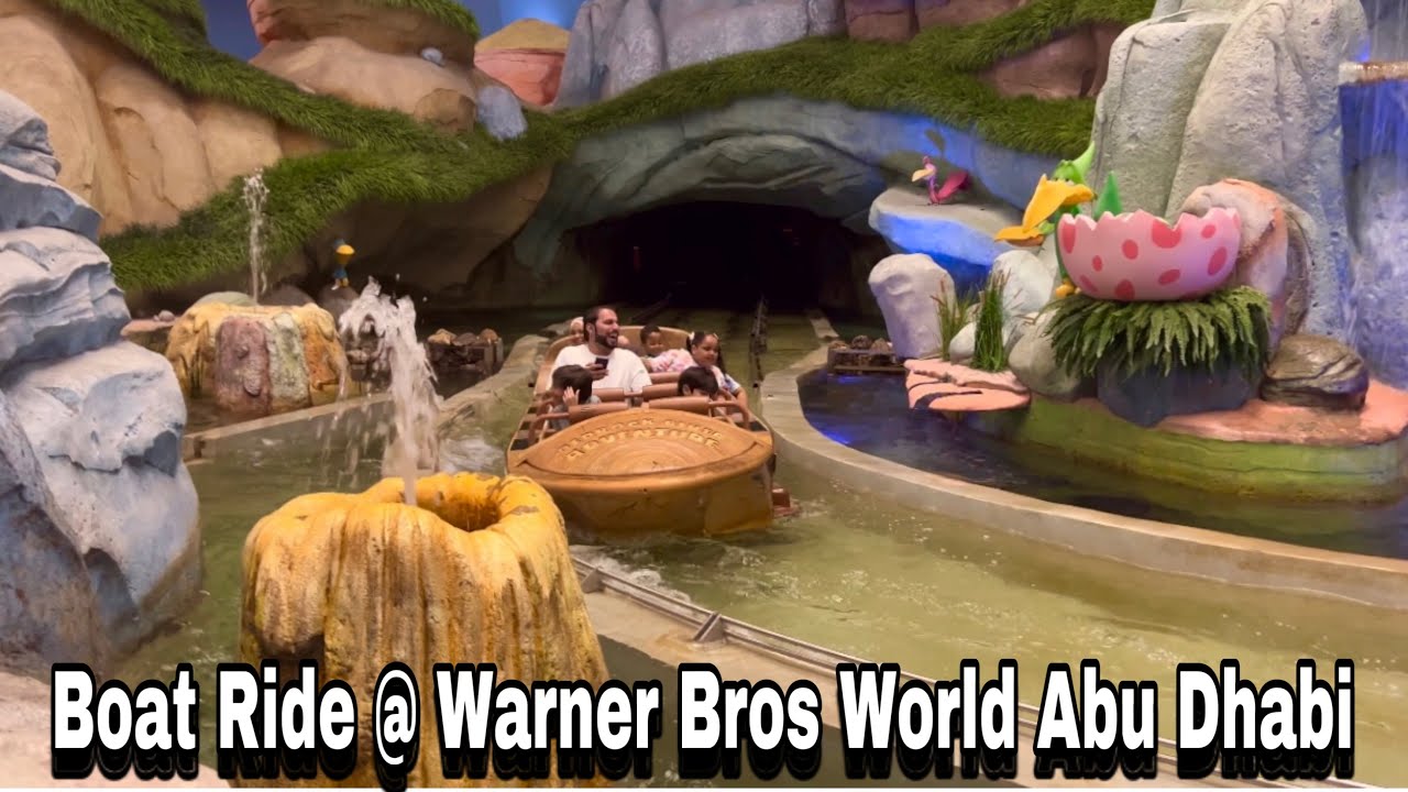 The Flintstones Bedrock River Adventure @ Warner Bros World Abu Dhabi