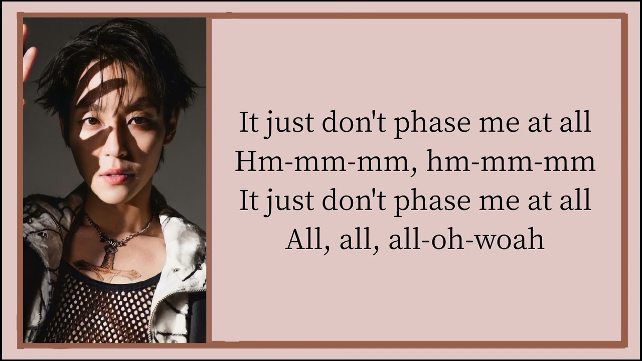 WOOSUNG - PHASE ME | Easy Lyrics