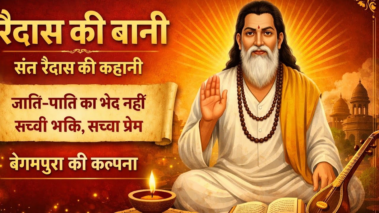 रैदास की बानी | संत रैदास की कहानी | भक्ति आंदोलन | Begampura