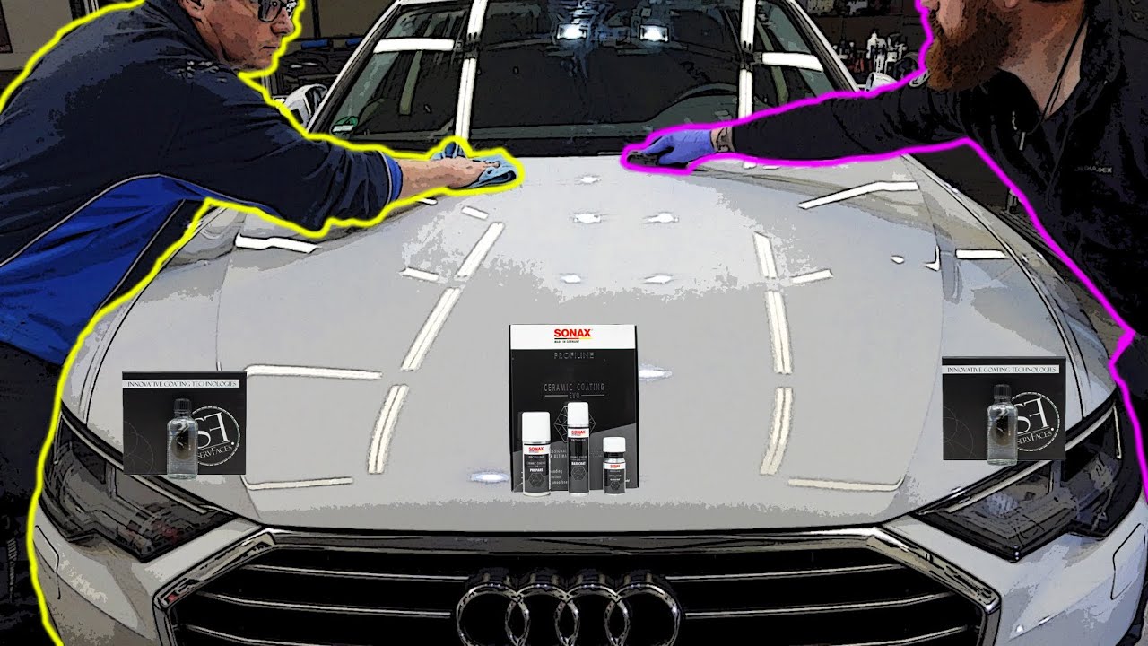 Gewerbliche Keramikversiegelung VS. Einsteiger Keramikversiegelung // Sonax CC EVO gegen Coat Ultima