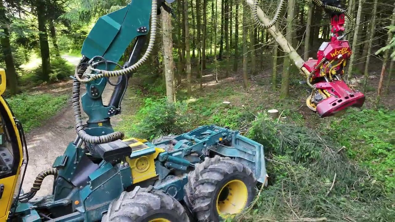 Forstbetrieb-Affolter.ch bei der Holzernte