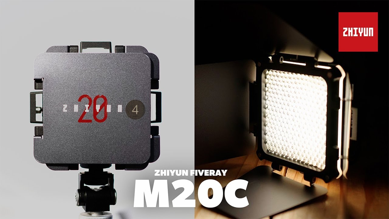 ZHIYUN M20C 照明アクセサリー充実！フルカラーポケットLEDライト／20W出力