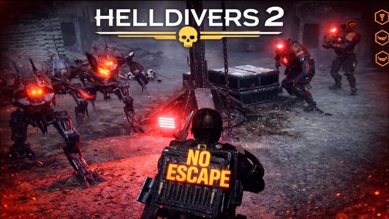HELLDIVERS 2 | LEVEL 10 ROBOTS WON’T STOP Kalasatama Chaos