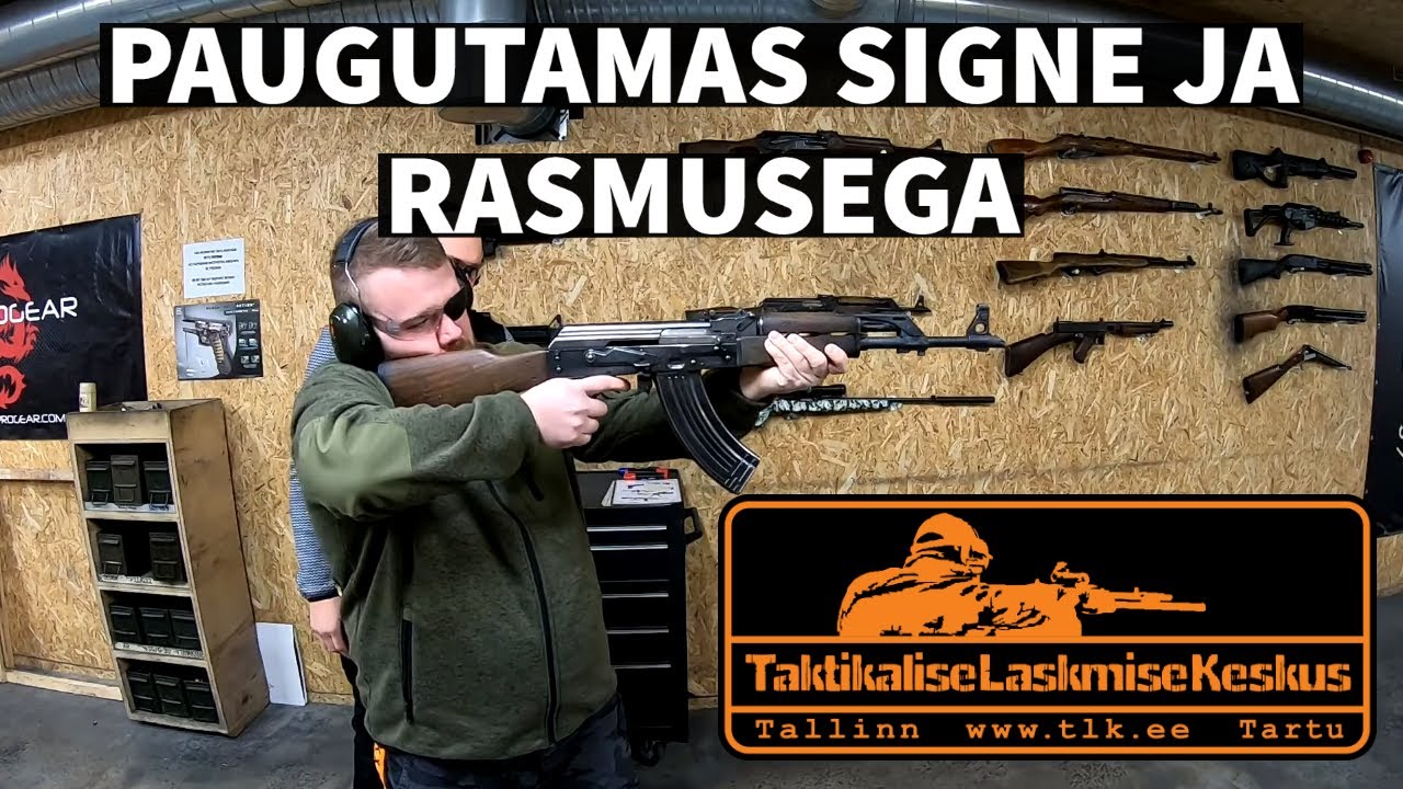 Taktikalise laskmise keskus - Lasketiirus koos Signe ja Rasmusega