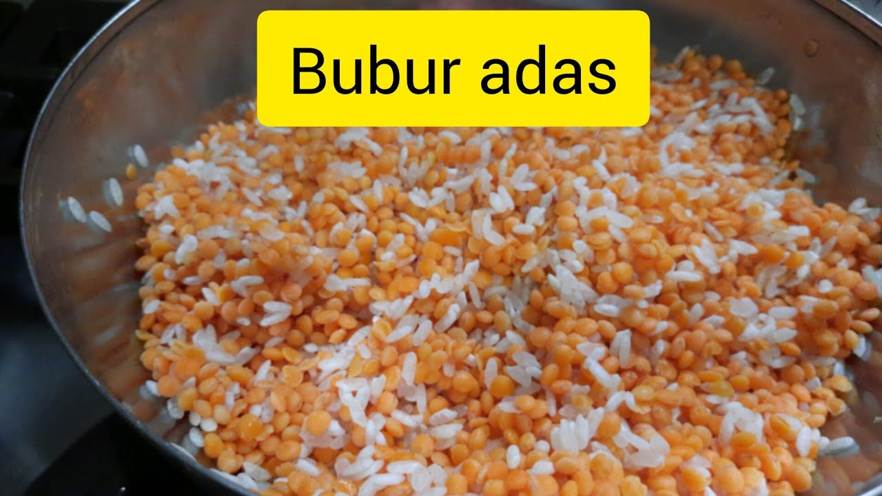 Bubur adas enak banget khas arab