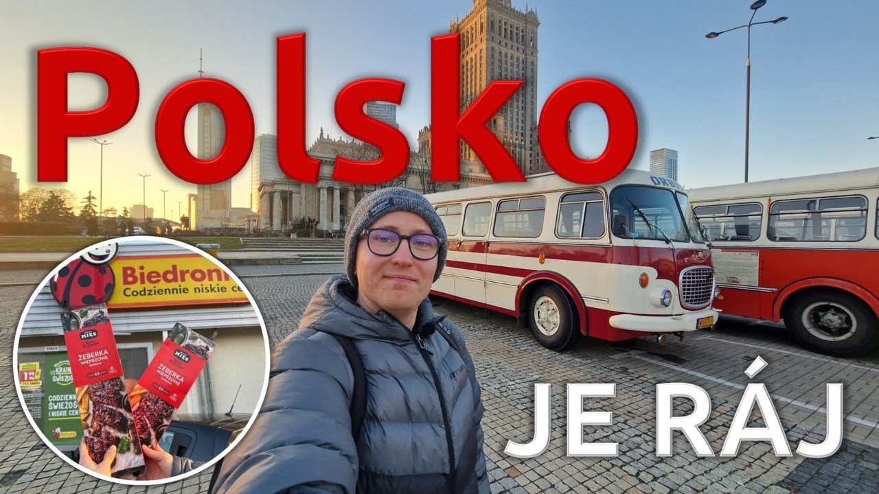 POVÁNOČNÍ NÁKUPY V POLSKU A PROHLÍDKA VARŠAVY | VLOG | Biedronka a LOT Polish Airlines | BEZ LEPKU
