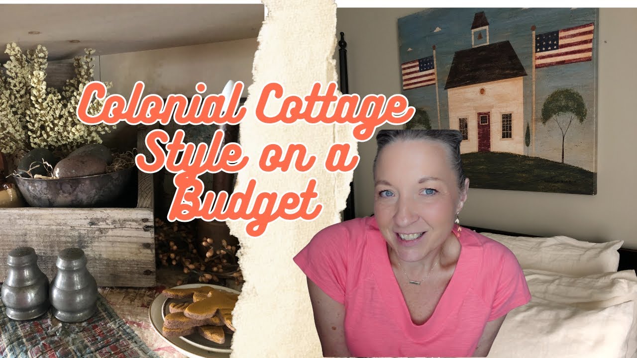 Thrifted Vintage Decor for Late Summer | Colonial Cottage style