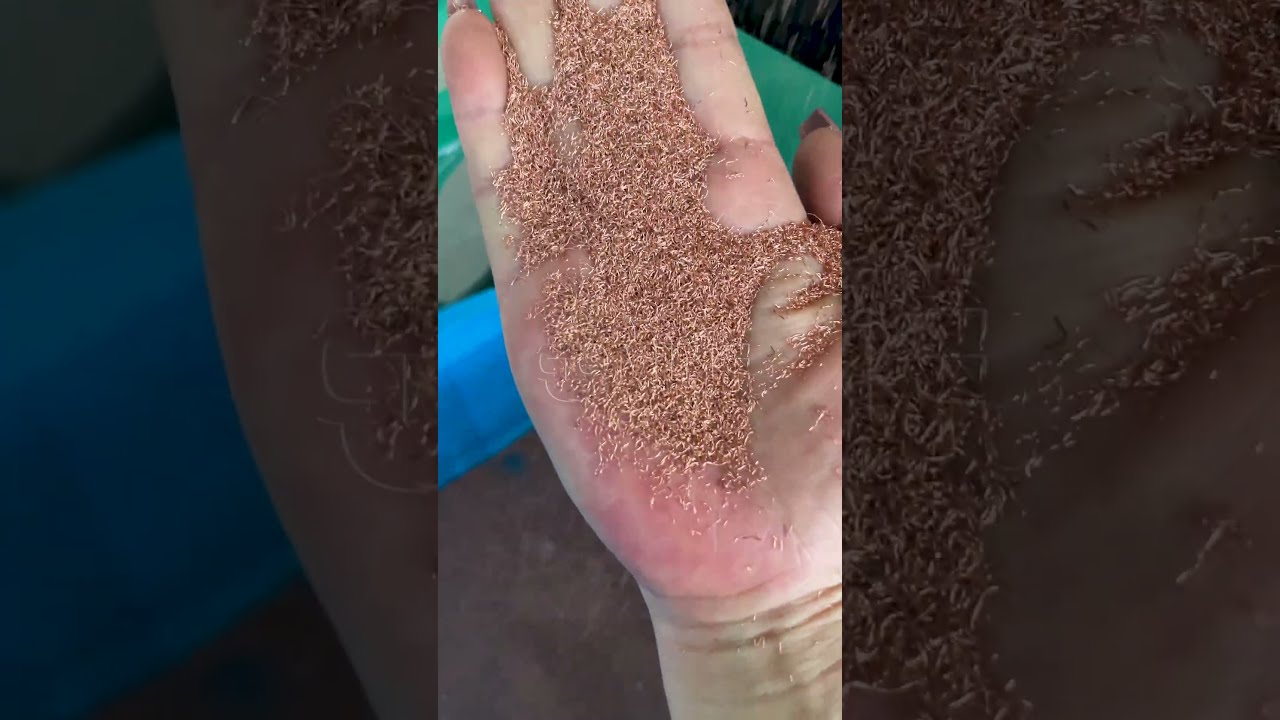 GM-S03 Mini Copper Wire Granulator Trail Running Before Shipment