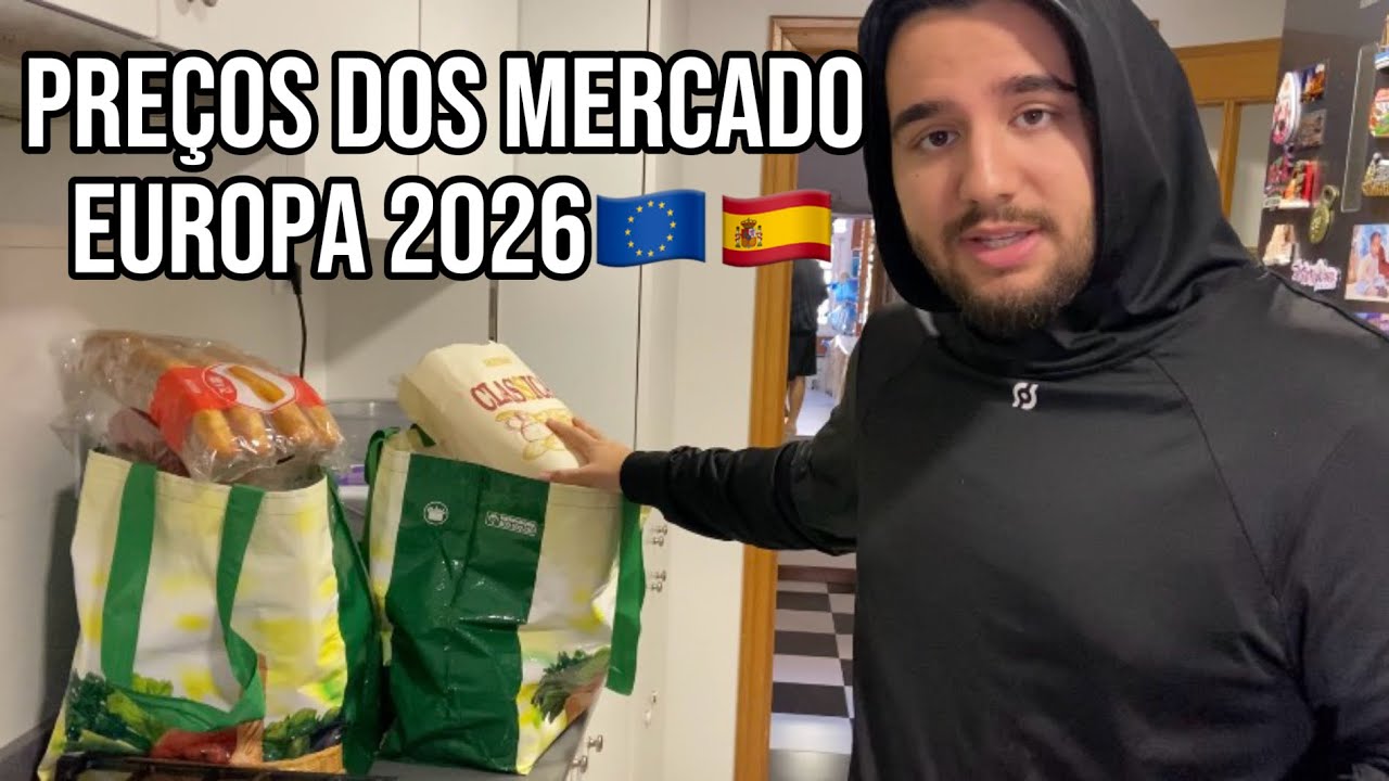 🇪🇸PREÇOS DO MERCADO NA ESPANHA (QUANTO DEU NOSSA COMPRA)