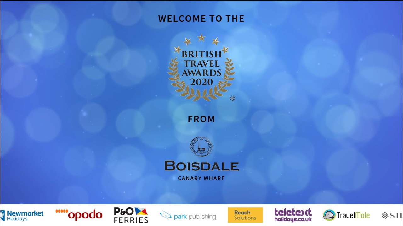 BRITISH TRAVEL AWARDS 2020 - VIRTUAL EVENT
