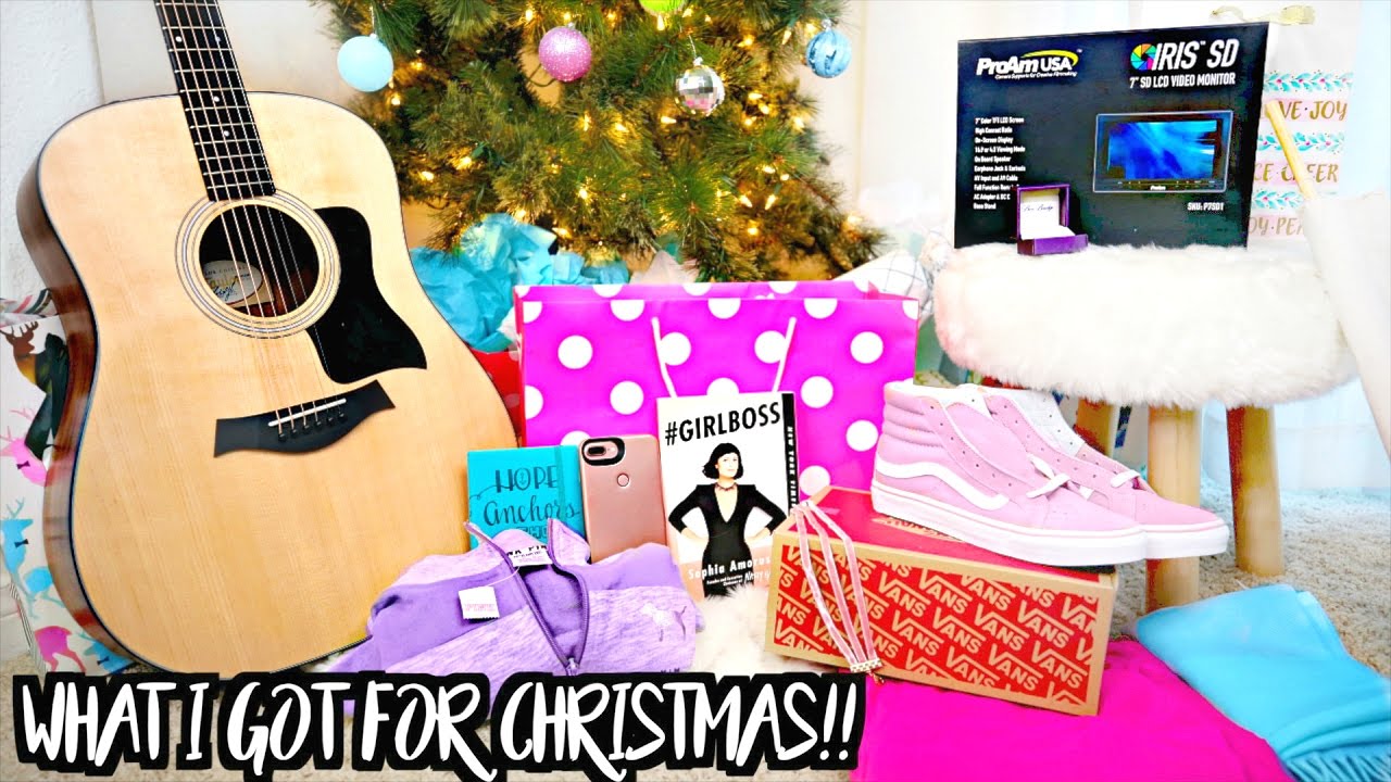 What I Got for Christmas 2016!! Alisha Marie