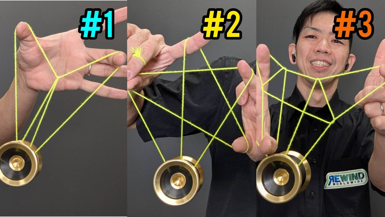 Top 3 Easy & Flashy 1A Picture Yo-Yo Tricks #yoyo #yoyotricks #tutorial