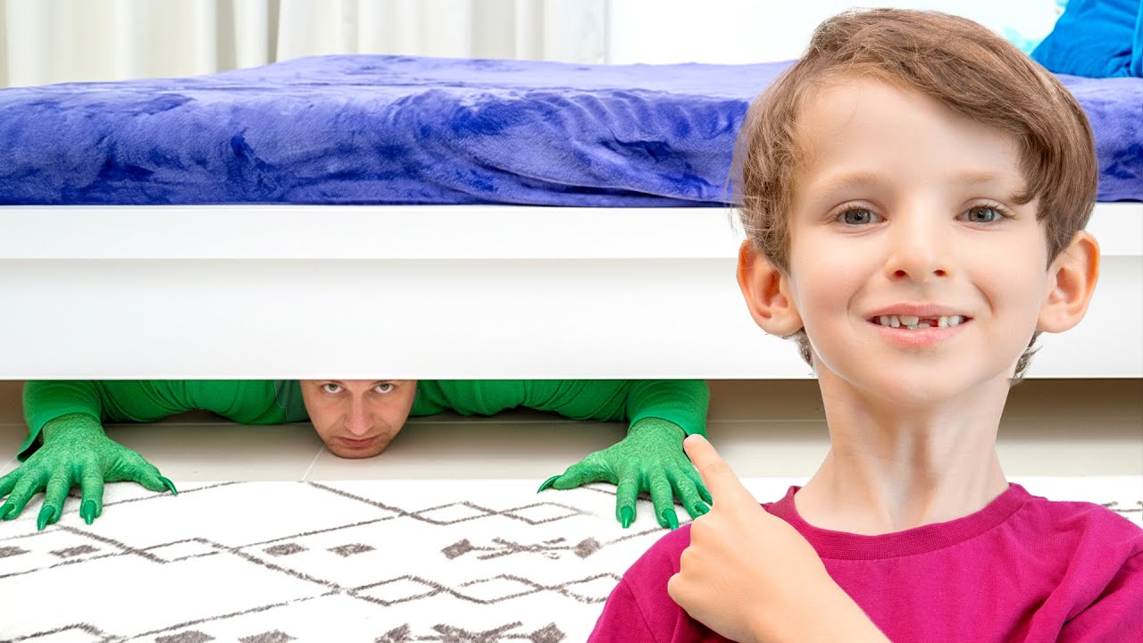 Я нашёл монстра под кроватью! 🛏️😲