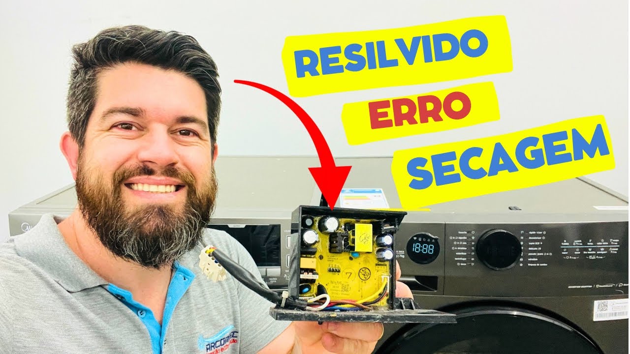 LAVA E SECA MIDEA com ERRO E3A NA SECAGEM- veja este possivel erro