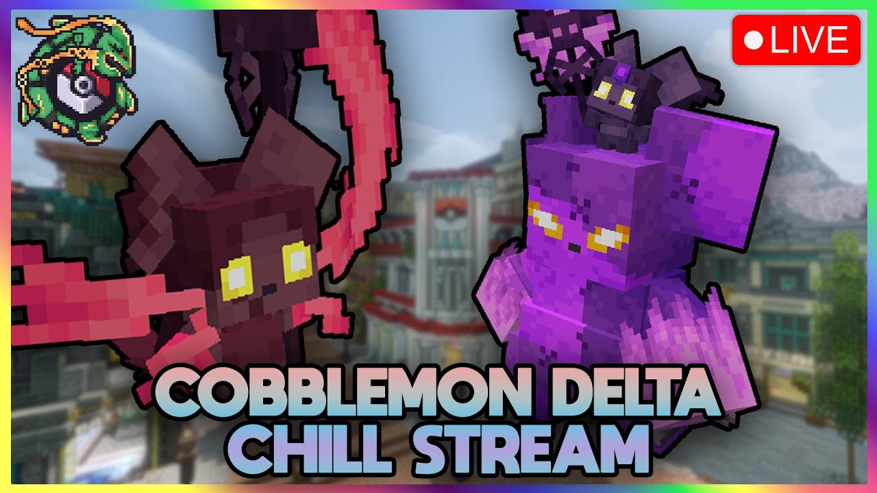 Cobblemon Delta hanging out and chillin, come say hi :)
